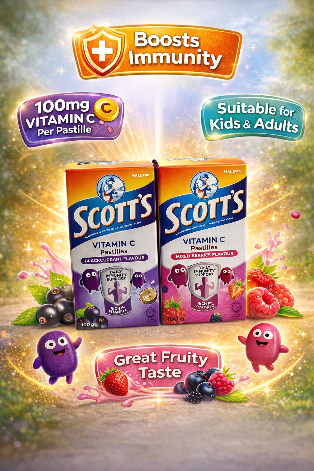 SCOTT'S VITAMIN C PASTILLES