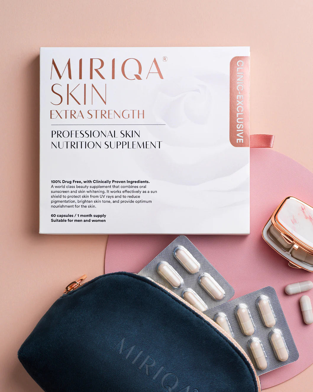 MIRIQA SKIN EXTRA STRENGTH PROFESSIONAL SKIN NUTRITION SUPPLEMENT